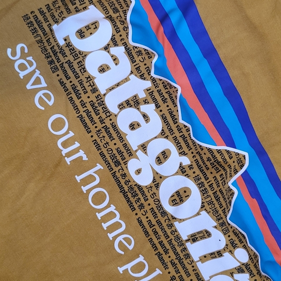 Patagonia Yellow Short Sleeve Tee - Picture 4 of 4